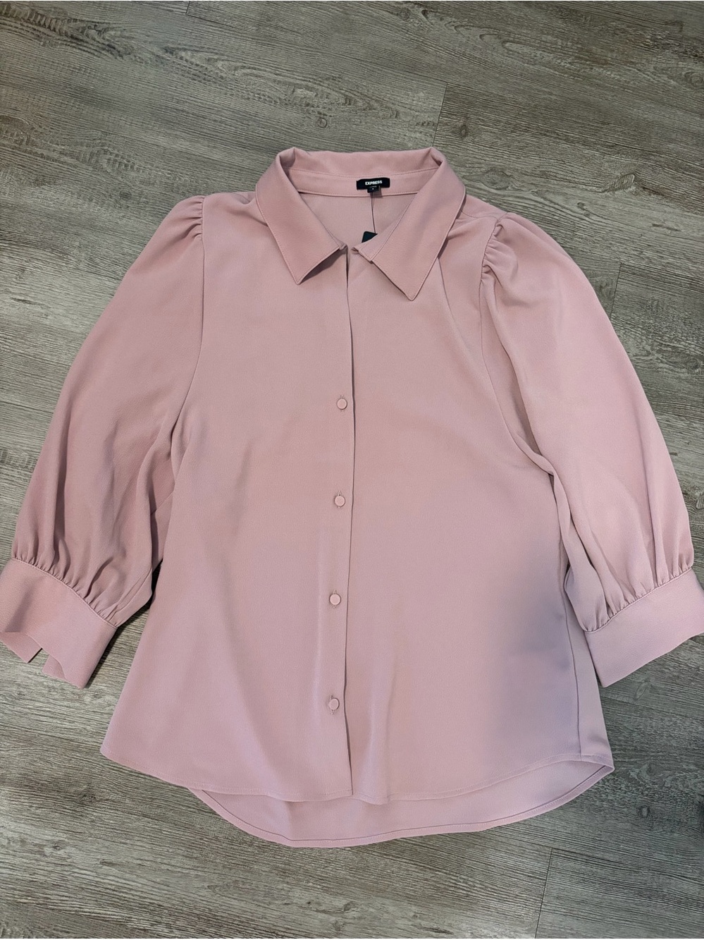 Express Button Down Blouse